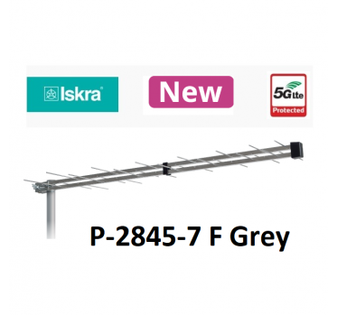 Skaitmeninė DVB-T antena ISKRA P-2845-7 F Grey 4G/5G Protect - 