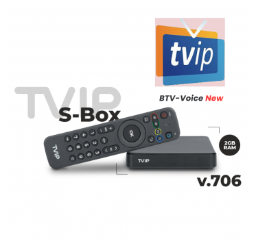 TVIP S-Box v.706 BTV Voice 4K UHD Android 11 IPTV imtuvas - 