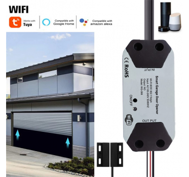 TUYA WiFi garažo ir kiemo vartų valdiklis Tuya Smart Bluetooth - 