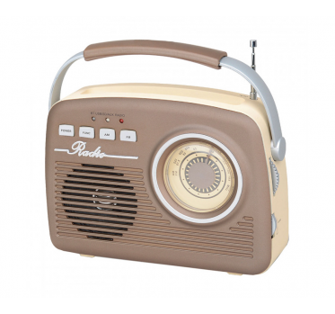 z XP-5409 BROWN RETRO Radio 2W - 
