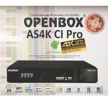 Openbox AS4K CI PRO Android OS - 