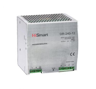 Maitinimo šaltinis 12V, 20A, 240W, DIN - 