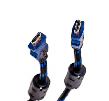 Kabelis HDMI - HDMI, 1.5m, 1.4 ver., Nylon - 