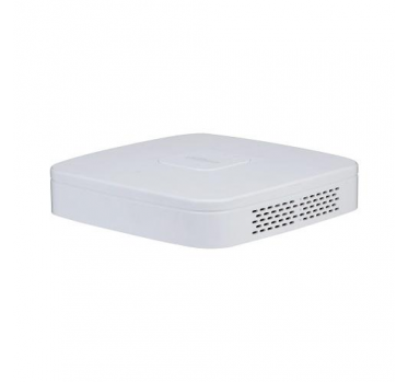 IP įrašymo įrenginys 4 kam., 4K 16MP, 1HDD, 80Mbps, 4PoE įėjimai, H.265/H.264, IVS - 