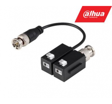 BNC-UTP adapteris HDCVI/AHD/TVI/CVBS 8MP 4K kamerom, pasyvinis. komplekte 2 VNT su laidu - 