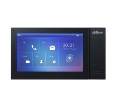 IP domofono monitorius baltas 7 colių, PoE, veikia tik SIP protokolu, juodas - 