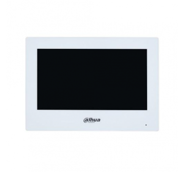 IP domofono monitorius 7 colių, PoE, veikia tik SIP protokolu, baltas, VTH2621GW-P - 