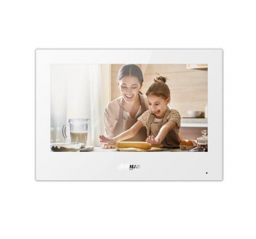 IP domofono monitorius VTH5321GW-W. 7 col. 1024x600. Wifi, PoE(802.3af). SIP. Andoid 8.1, baltas - 