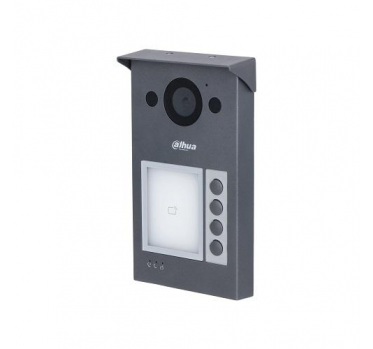 IP domofono kamera VTO3312Q-P. 4 abonentai. 2MP 125°.SIP. IP65, IK08 - 