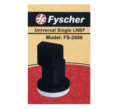  Palydovinės antenos Konverteris Fyscher FS-2600 Universal Single LNBF - 