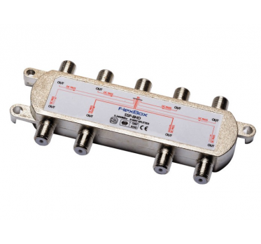 TV signalo daliklis 1x8 (5-2400MHz) SSP-8HD su maitinimo praleidimu - 