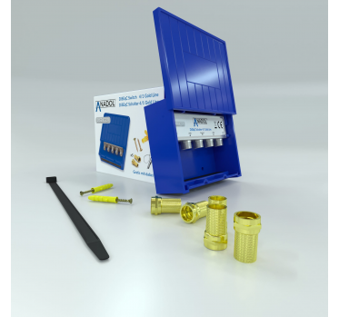 Komutatorius DiseqC 4X1 ANADOL - 4 SAT  LNB perjungimui - 
