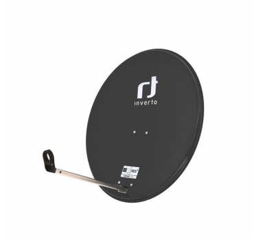  Palydovinė Sat antena INVERTO 80 cm Aliuminė (Juoda RAL7016) - 