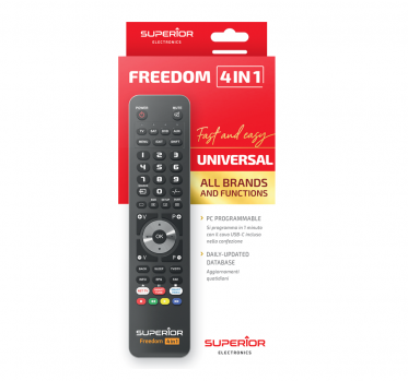  Superior Freedom USB 4in1 Universalus Programuojamas pultelis - 