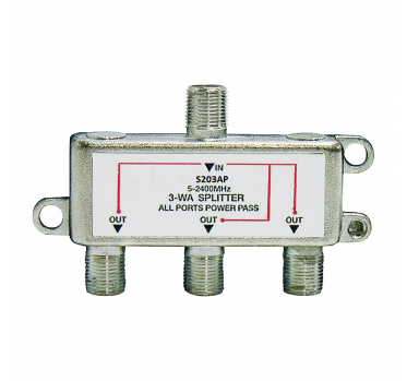 TV/SAT daliklis 1x3 (5-2400MHz) S203AP - 