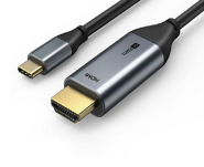 Kabelis USB-C - HDMI, 4K, Ultra HD, 1.8 m, 2.0 ver.