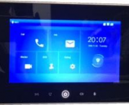 IP domofono monitorius su WIFI, 7 col. 1024x600,Micro SD kortelės prievadas,PoE(802.3af) juodas, SIP