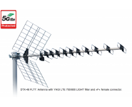 Skaitmeninė DVB-T antena ISKRA DTX-48 FLT7 su 5G/LTE filtru