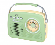 z XP-5409 GREEN RETRO Radio 2W